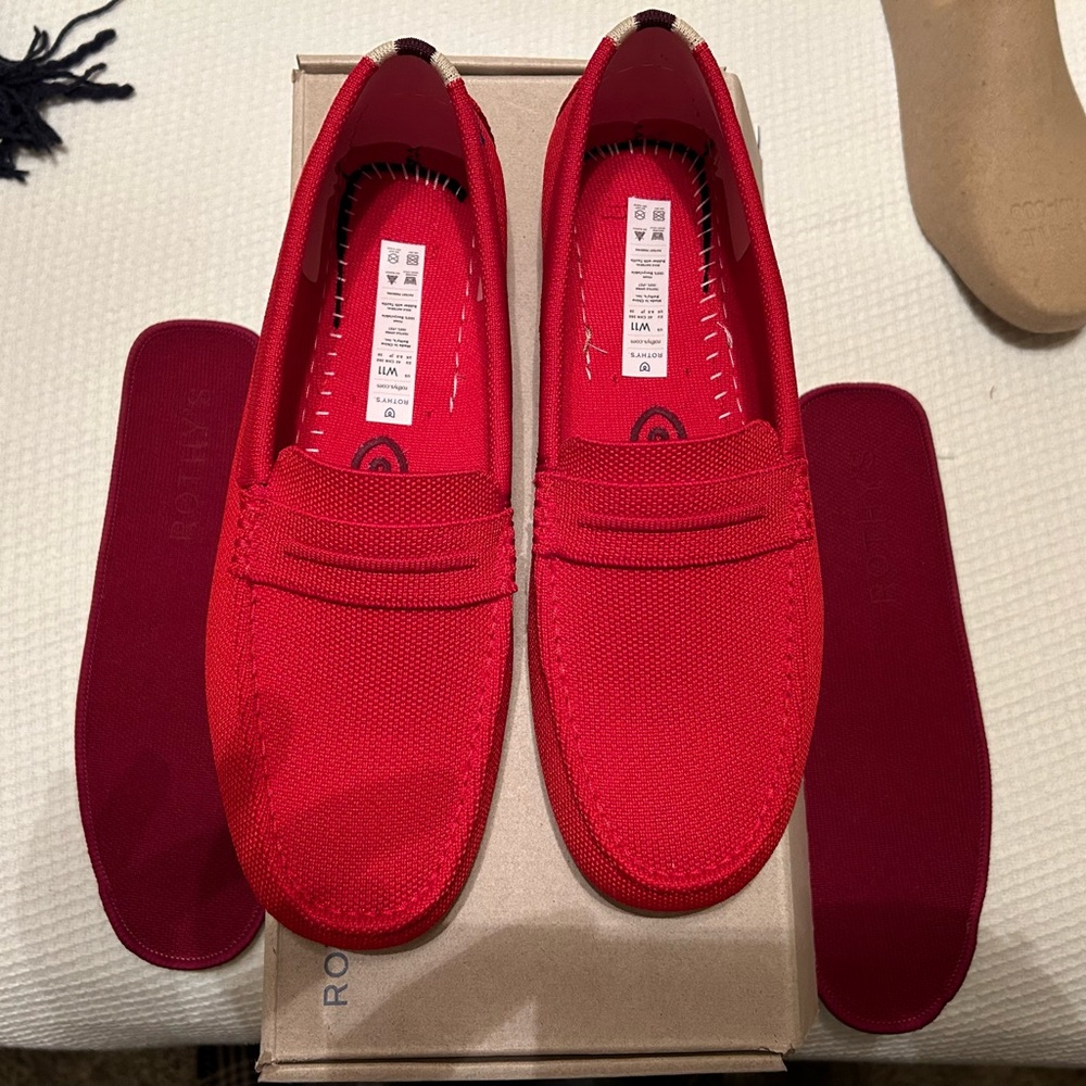 New Rothy’s Size 11 Rouge Drivers - Picture 4 of 5